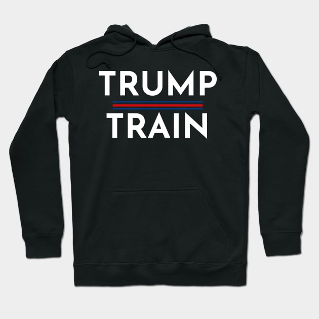 All Aboard the Trump Train Hoodie by MalibuSun